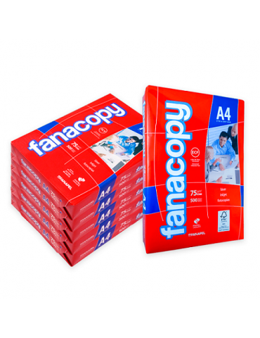  PAPEL FOTOCOPIA FANACOPY A4 75GR